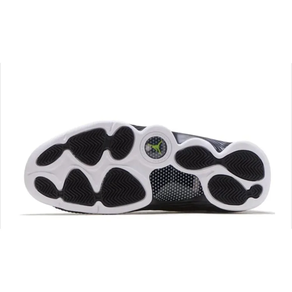 NIKE JORDAN JUMPMAN TEAM II SIZE 9.5( 819175 -102 ) WHITE / VOLT-BLACK-WOLF GREY - Picture 7 of 7